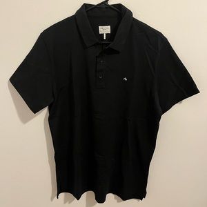 Rag & Bone Mens Polo - Black Large